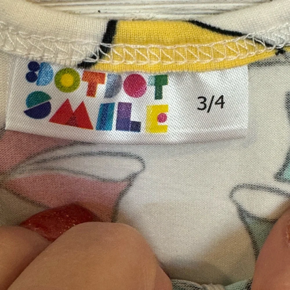 Dot Dot Smile Multicolor Bow Ballerina Dress Sz 3/4. NWT